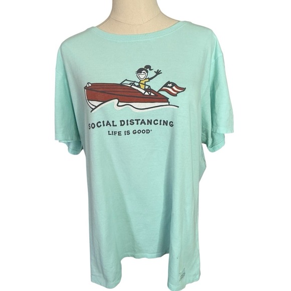 Life Is Good Tops - Life Is Good Women's T-Shirt XL 100% Cotton Graphic Tee